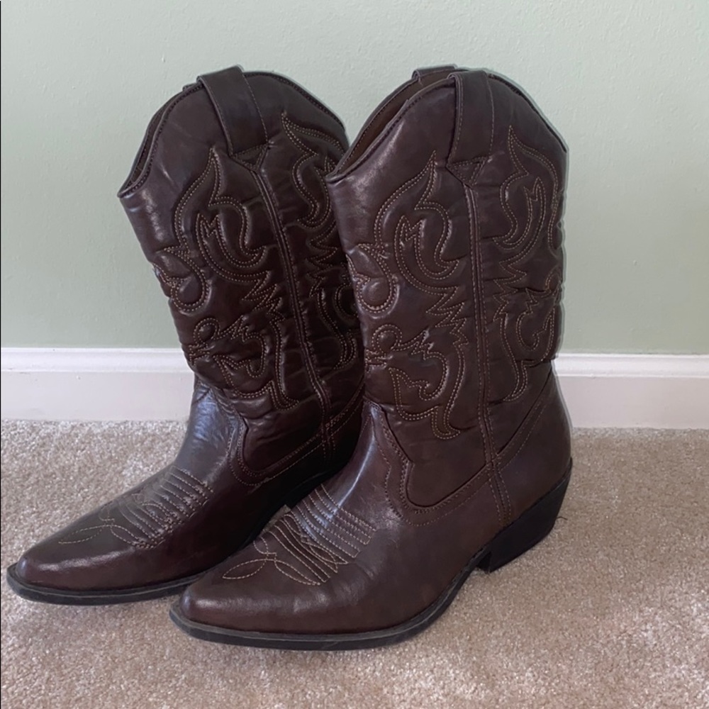 Cowgirl boots!